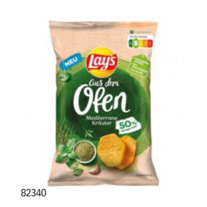 Картофельная закуска Lays запечённые со вкусом средиземноморских трав