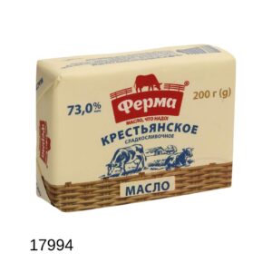 Сливочное масло 73% жирности 200 g