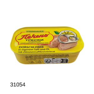 Печень трески натуральная с лимоном 120G
