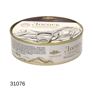 Лосось в собственном соку 200G