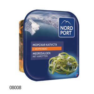 Морская капуста, маринованная с морковью