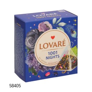 "Lovare-1001 Nights" Чай со вкусом винограда, в пирамидках