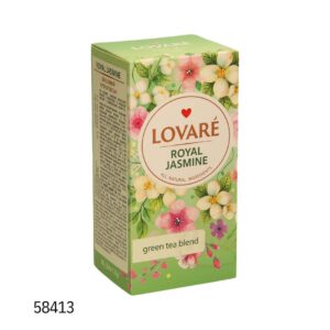 Lovare- зеленый чай с ароматом жасмина, в пакетиках