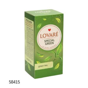 Lovare-Special Green - зеленый чай в пакетиках
