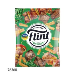 "Flint"- Сухарики из пшеничного хлеба со вкусом шашлыка