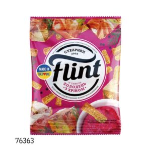 "Flint" - сухарики из пшеничного хлеба со вкусом хрена