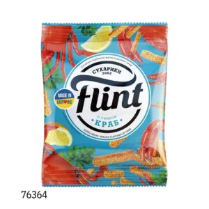 "Flint" - сухарики из пшеничного хлеба со вкусом краба