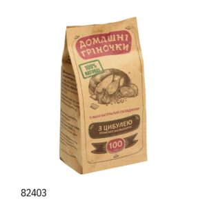 Гренки из ржаного хлеба с луком