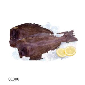 Черный палтус (Reinhardtius hippoglossoides), замороженный