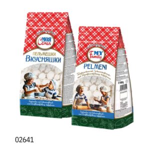 Пельмени с начинкой из свинины и говядины