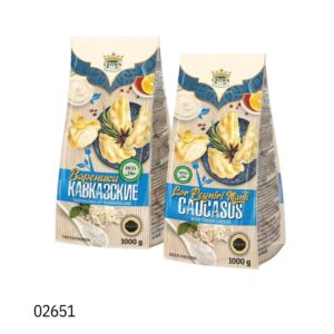 Вареники с зернёным творогом, продукт глубокой заморозки