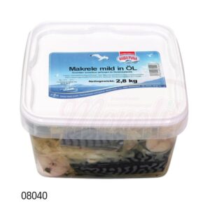 Скумбрия в масле среднего посола