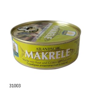 Скумбрия атлантическая в растительном масле